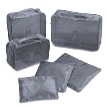 Imagem de Organizadores de Roupa Para Malas - XBZ, Cinza