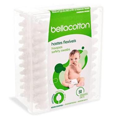 Imagem de Cotonetes Infantis Bebe Ecologico 50 unidades - Bellacotton