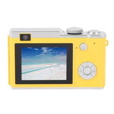 Imagem de Câmera Digital, Tela Colorida IPS de 2,4 Polegadas, Câmera CCD Portátil HD 4K Recarregável Com Luz de Preenchimento Anti-vibração, Zoom Digital 16x, 800mAh. (32GB)