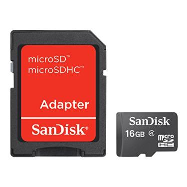 Imagem de Cartão Micro SD SanDisk com Adaptador 16GB