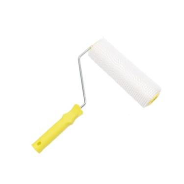 Imagem de Generic Ferramenta de remoção de bolhas de rolo com pontas de piso epóxi, leve, suave com bolhas, rolo com pontas autonivelante para piso de látex, 9 Inch