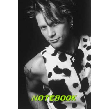 Imagem de Notebook : Jon Bon Jovi Composition Collage Journal,Lined Notebook Journaling Thankgiving Notebook GDSN#332