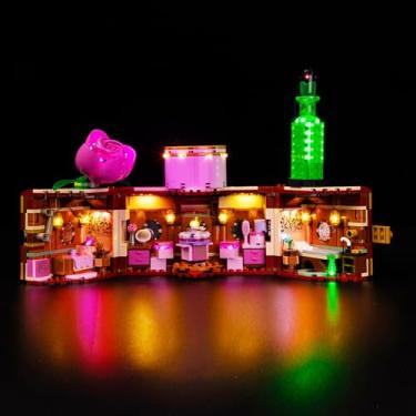 Imagem de Kyglaring LED Light Kit Compatible with Lego 75683 Set, Lighting Accessories for Wicked Glinda & Elphaba Dormitory, Lights Only, Classic Version.
