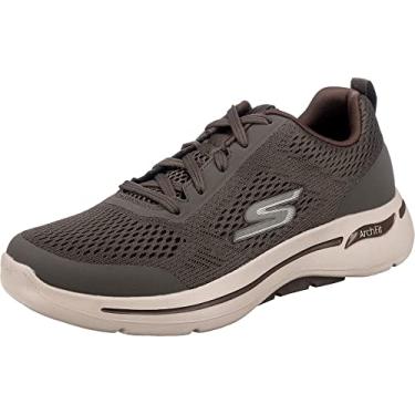 Imagem de Skechers Tênis masculino Gowalk Arch Fit Idyllic, Cinzento-acastan, 38
