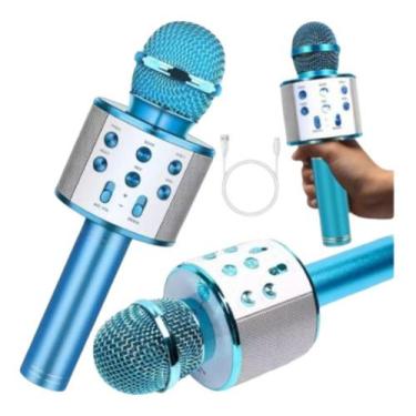 Imagem de Microfone Bluetooth Sem Fio Youtuber Karaoke - Verde - ktv