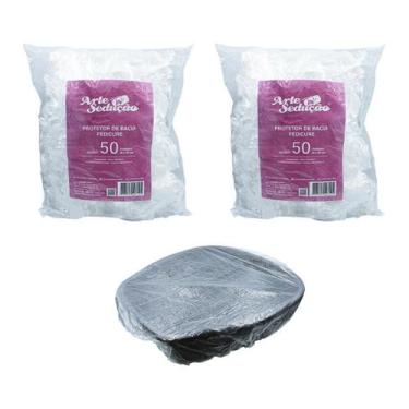 Imagem de 100 Protetores De Bacia Pedicure Descartáveis, Arte Sedução - Arte Sed