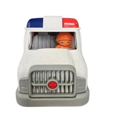 Imagem de Carrinho de Brinquedo Ambulância - HK Brinquedos