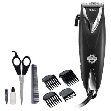 Imagem de Máquina de Cortar Cabelos Philco PCR12CR 9 em 1 Skull Pro Chrome, 110V