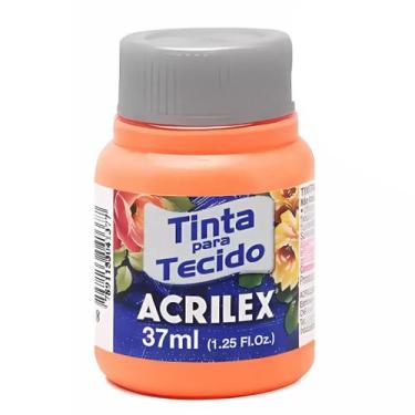 Imagem de Tinta Para Tecido Acrilex Fosca 37ml Escolha a Cor, 518 - SALMAO