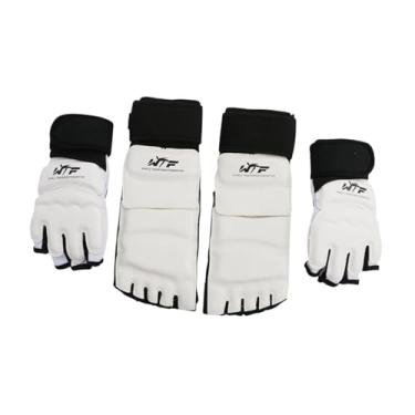 Imagem de Colaxi Luvas de Karatê E Protetores de Pés para Treinamento em Taekwondo, M