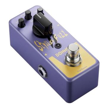 Imagem de Pedal de guitarra Donner Fuzz - Mini pedal de efeito Fuzz clássico e estiloso para guitarra/baixo elétrico, True Bypass