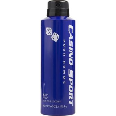 Imagem de Água De Cheiro Masculina Casino Parfums Sport Spray Corporal 180 Ml