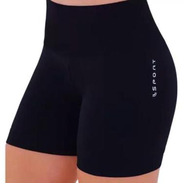 Imagem de Short Legging Fitness Feminino Básico Lupo Sport 71348, G, Preto