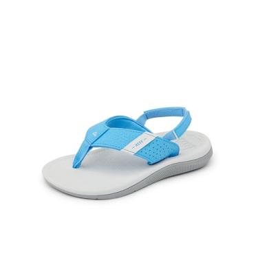 Imagem de Reef Chinelo Little Santa Ana para meninos, Azul claro/cinza claro, 16