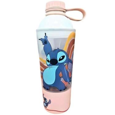 Imagem de Shakeira Vip Stitch Disney 600ml fitness C/ Compartimento - Plasútil