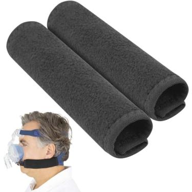 Imagem de Vive Capas de alça CPAP (pacote com 2) - Capas de almofada de máscara CPAP de lã macia para proteção da pele - Acessórios CPAP Almofada de conforto reduzem marcas vermelhas, pressão e desconforto -