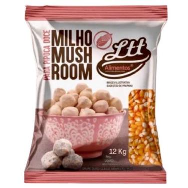 Imagem de Milho Pipoca Ltt Mushroom Redonda Doce Sal Especial Gourmet 12 kg - lt