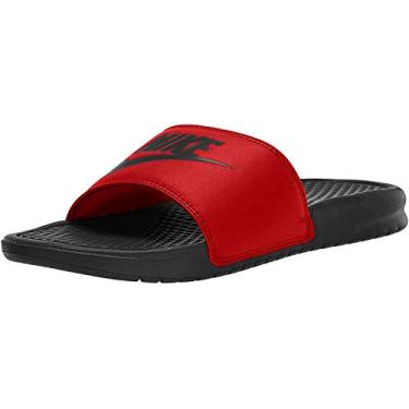 Imagem de Nike Benassi Just Do It Masculino, Órbita vermelha/Preto - Antracite, 10