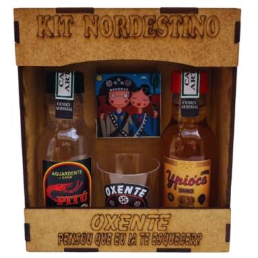 Imagem de LEMBRANÇA NORDESTINA (VERSÃO COMPLETA) | Artesanal, Caixa presente, Roleta Bebida da Sorte