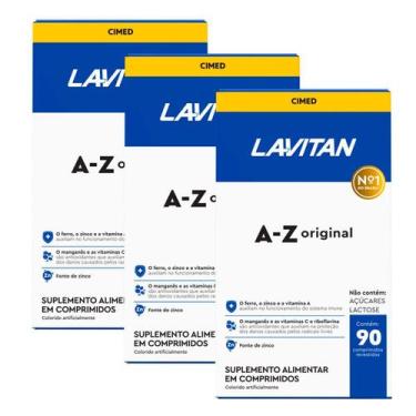 Imagem de Kit 3 und Lavitan Az Original 90 Cpr - Cimed