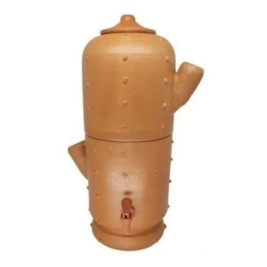 Imagem de Filtro Barro Cacto Água Ceramica Bebedouro Suporte Plantas - Meu Filtr