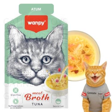 Imagem de Wanpy Sopa Caldinho Para Gatos 50g Atum | Petisco Úmido Natural Tipo Sheba Whiskas Fancy Feast