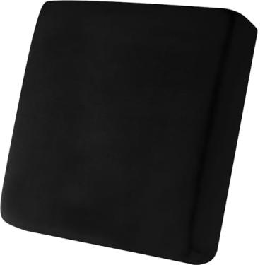 Imagem de Capas de almofada de veludo de cor sólida para sofá, animais de estimação, crianças, protetor de móveis, capas de sofá para sala de estar, capa elástica para assento de cadeira, preta