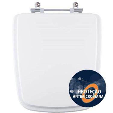 Imagem de Assento Sanitario Poliester Antibacteriano Boss Branco Para Vaso Incepa