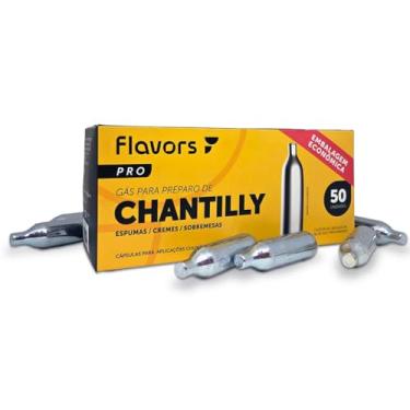 Imagem de Flavors, Cápsulas de Gás para Chantilly Flavors Pro para Sifão 50un