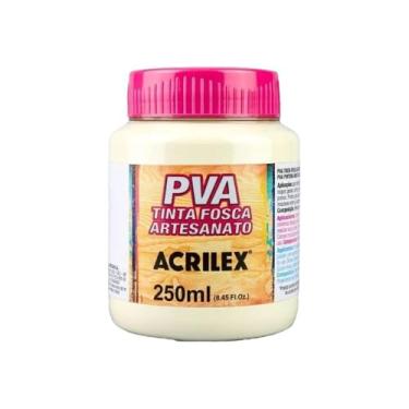Imagem de Tinta PVA Fosca para Artesanato Acrilex 250 ml Palha - 834