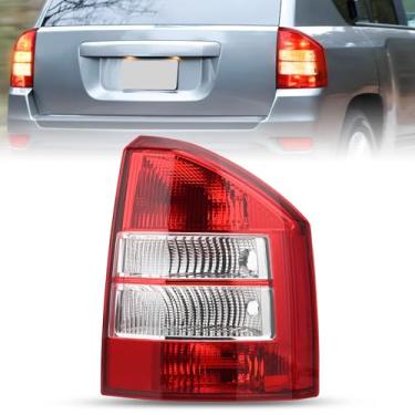 Imagem de Nilight Conjunto de lanterna traseira compatível com Jeep Compass 2007 2008 2009 2010 farol traseiro estilo original substituição do lado do passageiro