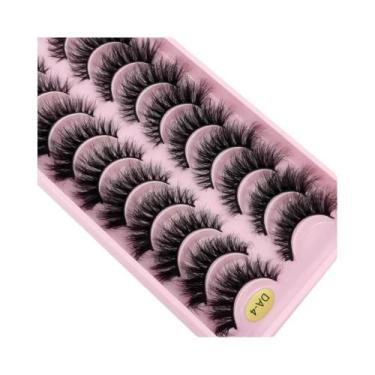 Imagem de Cílios Postiços De Vison Falso Cat-Eye Fluffy 8D Wispy Long Thick Volu