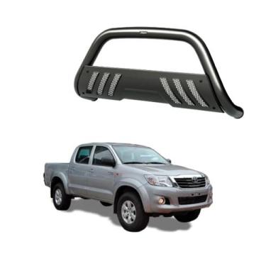 Imagem de Quebra Mato Hilux 2006 2007 2008 2009 2010 Com Grade Preto - Bepo