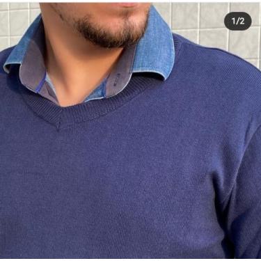 Imagem de Blusa Masculina Fio Tricot - Fio de Minas