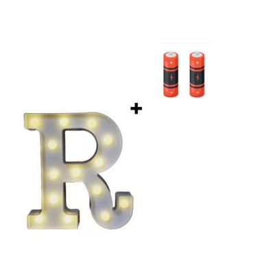 Imagem de Letra Luminária Led 3d Festa Decoração + Pilha Grátis - Partiufesta, R