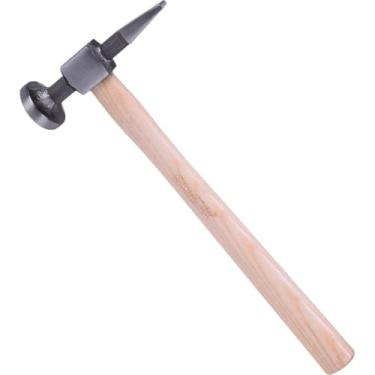 Imagem de Martelo chapeador cabeça curva com cabo de madeira – 250 mm (cabeça curva com cabo com revestimento em borracha, 320 mm)