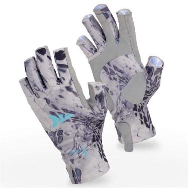 Imagem de Luvas de pesca KastKing Sol Armis Sun UPF50+ Silver Mist S-M
