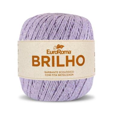 Imagem de Barbante EuroRoma Brilho 406m, 600 Lilas Claro Prata 
