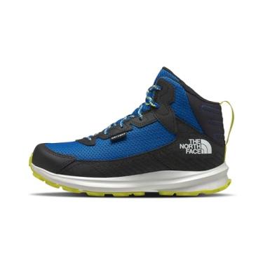 Imagem de THE NORTH FACE Bota de caminhada unissex infantil Fastpack Hiker Mid Waterproof (criança pequena), Herói azul/preto Tnf, 1 Big Kid