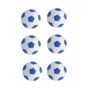 Imagem de Aymzbd 6 Peças Bolas de Futebol de Mesa Mini Bolas de Futebol Pequenas 32 Mm Bola de Recreação Jogo de Mesa Peças de Reposição Pebolim Acessórios Pebolim