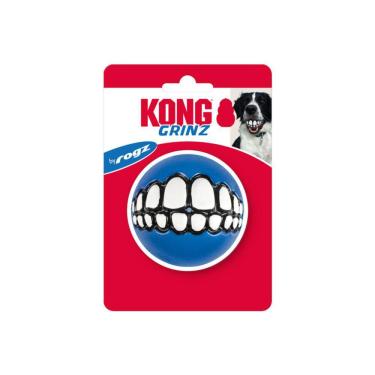 Imagem de Brinquedo Interativo Kong Grinz By Rogz Bola Flutuante Recheavel Para Cachorro Medio -  AZUL