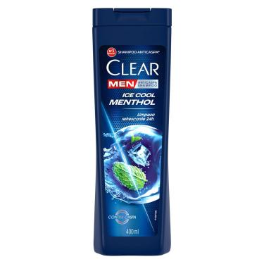 Imagem de Shampoo Anticaspa Clear Men Ice Cool Menthol 400ml