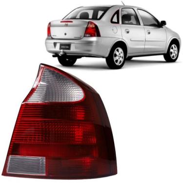 Imagem de Lanterna Traseira Chevrolet Corsa Sedan 2003 2004 2005 2006 2007 Crist