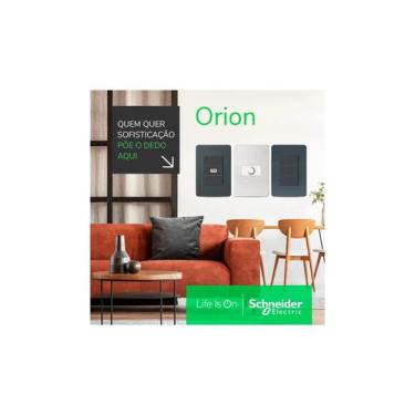 Imagem de Modulo Cego Cor Aluminio Orion Schneider S70866174 2 Peças - Schneider