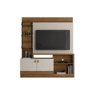 Imagem de Home p/ TV até 50 Pol Alagoas c/ 2 Portas e 5 Prateleiras 187x160cm Fr