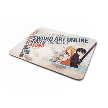 Imagem de Mouse pad Sword Art Online Kirito e Asuna - Starnerd