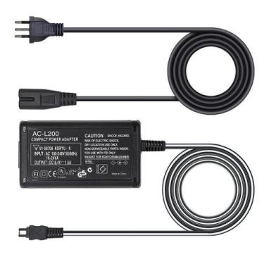Imagem de Adaptador AC-L200 Filmadoras Sony Handycam A, P e F (Bivolt) - WorldVi