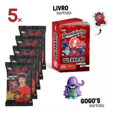 Imagem de Kit 5 Envelopes Mini Livros Elo Monsters Enaldinho Oficial Com Gogos P