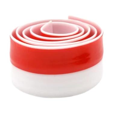 Imagem de predolo Batente de porta, bloqueador de calor e frio à prova de som, faixa de porta para manter o frio do lado de fora, Branco