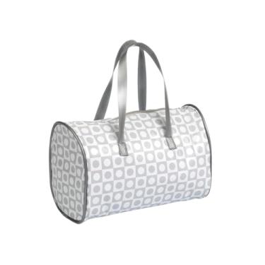 Imagem de Bolsa Térmica Multiuso Impermeável, 3 Tamanhos com Capacidades de 8L/15L/25L, Cores Lisas e Estampadas (Cinza Chess Estampada, P (8 Litros))